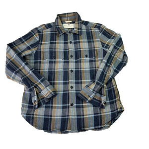 Rogue Territory RGT Shirt Mens Large Field Desert Sky Button Down Plaid